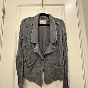 Free People Gray Women's Cardigan